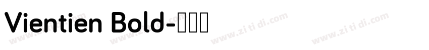 Vientien Bold字体转换